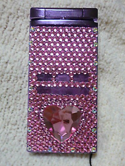 画像2: 【デコ電シート】　オーダー品★W64S★　kirakira　ジュエル 大人姫ハート