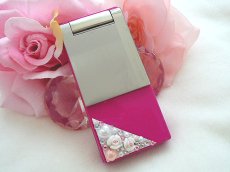 画像1: 【デコ電シート】　オーダー品★ちょこっとデコ電★　プリンセス*ツインローズ (1)