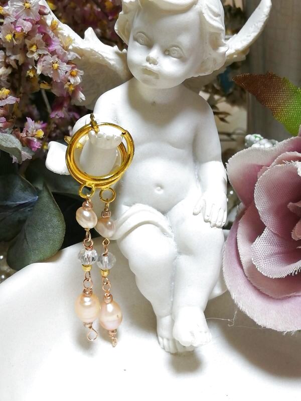 画像4: キラキラ♡ vinous of piony ♡ イヤリング ♡ @srutiako ♡ (4)