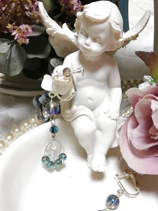 画像2: キラキラ♡ forest ♡ イヤリング ♡ @srutiako (2)