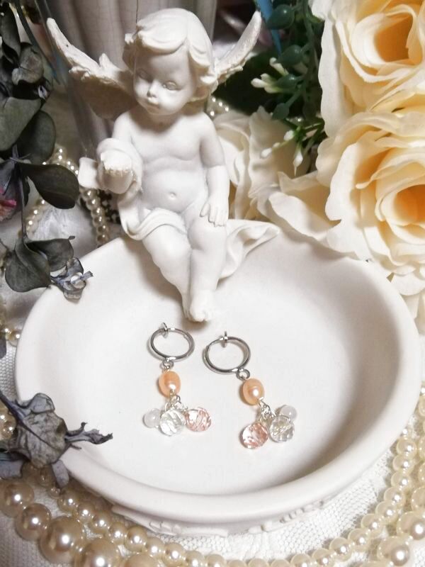 画像4: キラキラ♡ happy roses bouquet♡ イヤリング ♡ @srutiako ♡  (4)