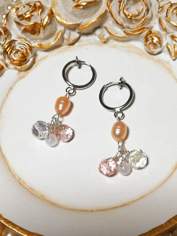 画像3: キラキラ♡ happy roses bouquet♡ イヤリング ♡ @srutiako ♡  (3)