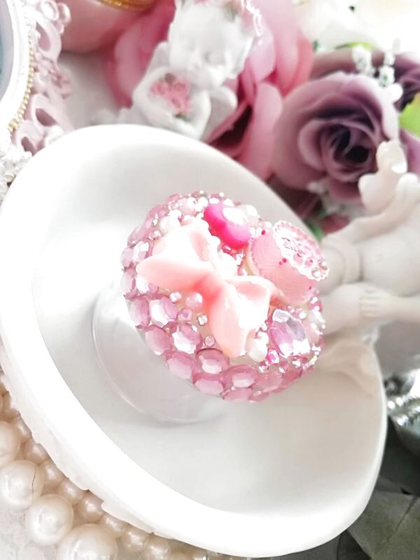 画像3: 【スイーツデコ☆】　sweet系★スイーツ小物ケース　〔ラブ・姫ケーキ〕 (3)