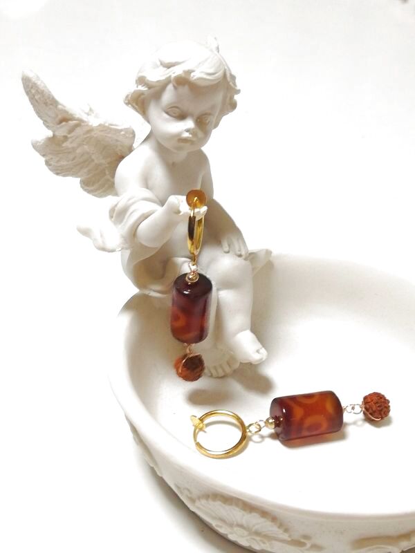 画像5: キラキラ♡ ティアラ ♡レオパード 風♡ イヤリング ♡ @srutiako ♡ (5)