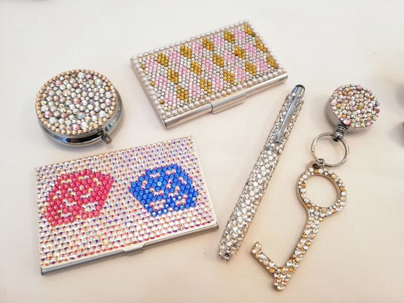 画像7: 【デコペン】 オーダーデコ小物★デコペン*デコタッチペン♡ light rose × light amethyst 大人かわいい (7)