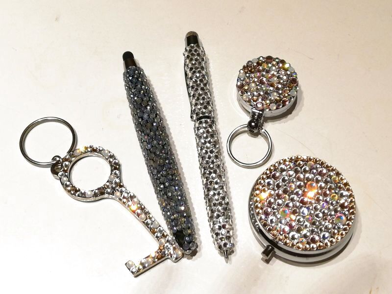 画像5: 【キーホルダー】 💛オーダー作品💛 キラキラ ♡luxury×gorgeous♡ タッチレス アシストフック (5)